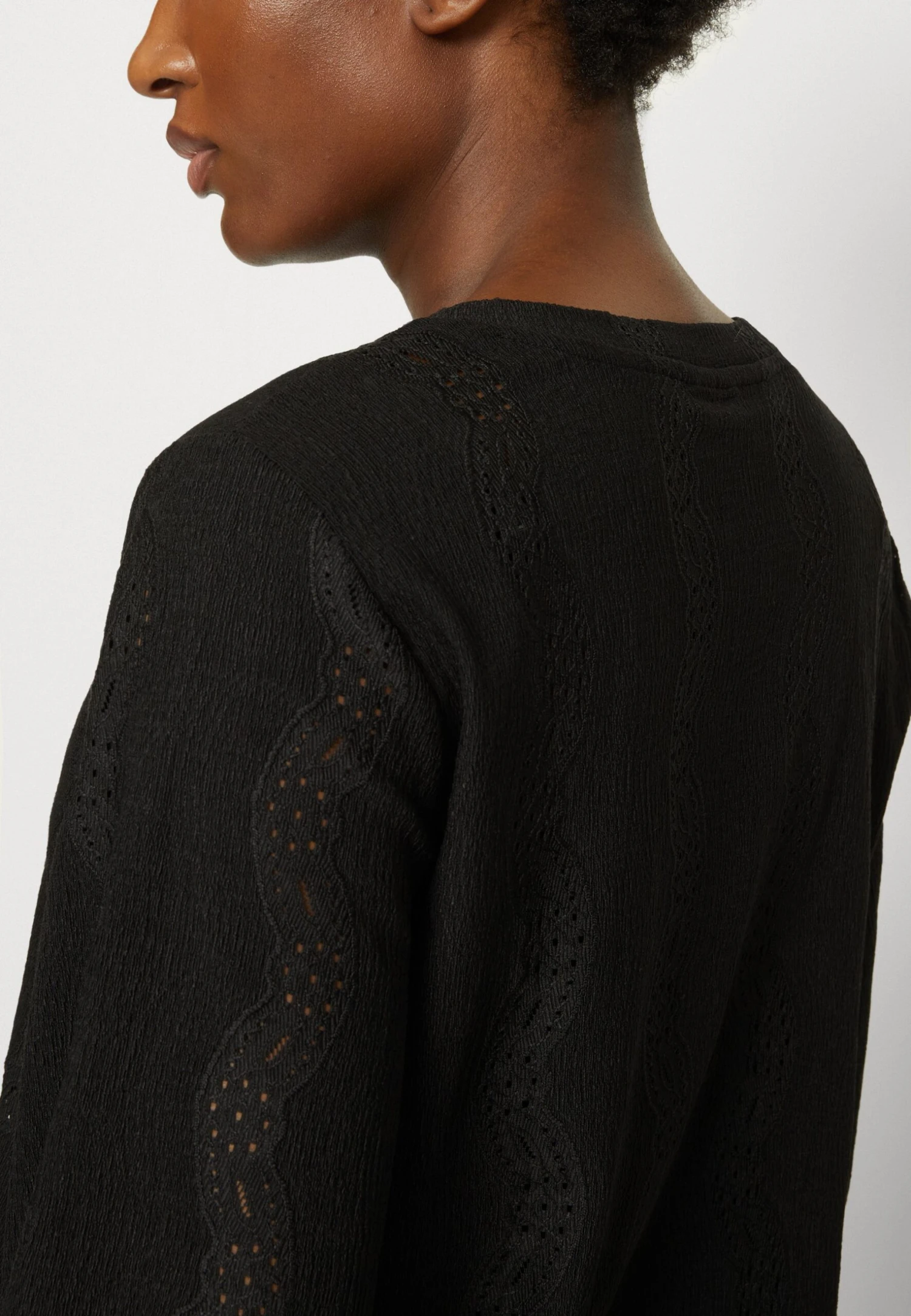 Kaffe Tio - T-Shirt À Manches Longues - Black Deep 8 Kaffe Tio - T-Shirt À Manches Longues - Black Deep – Image 6