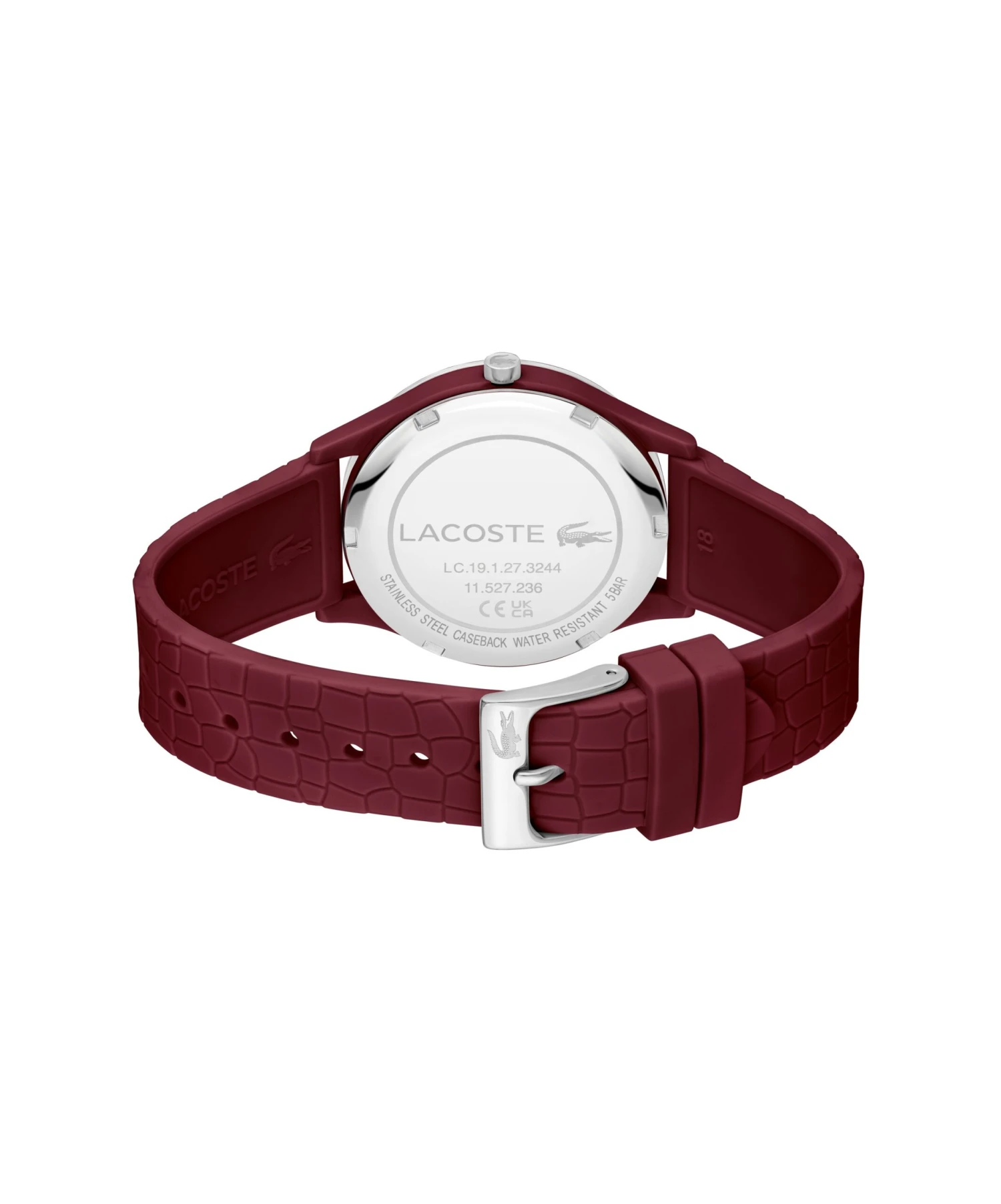 Lacoste 3Htr90 Case Cg Ip Bezel Sil - Montre - Bordeaux 4 Lacoste 3Htr90 Case Cg Ip Bezel Sil - Montre - Bordeaux – Image 2