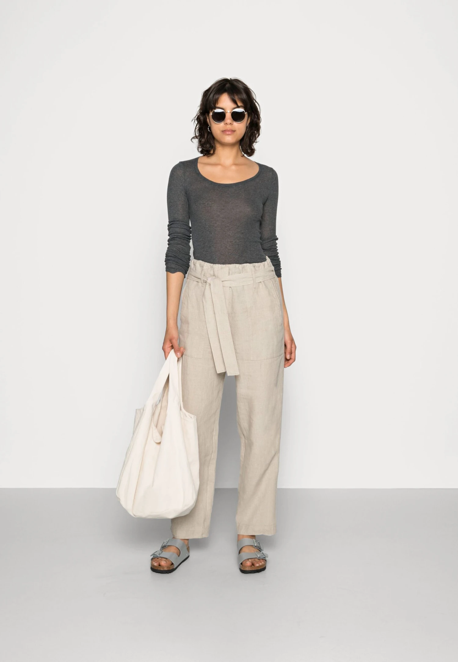 American Vintage T-Shirt À Manches Longues - Anthracite Chine 4 American Vintage T-Shirt À Manches Longues - Anthracite Chine – Image 2