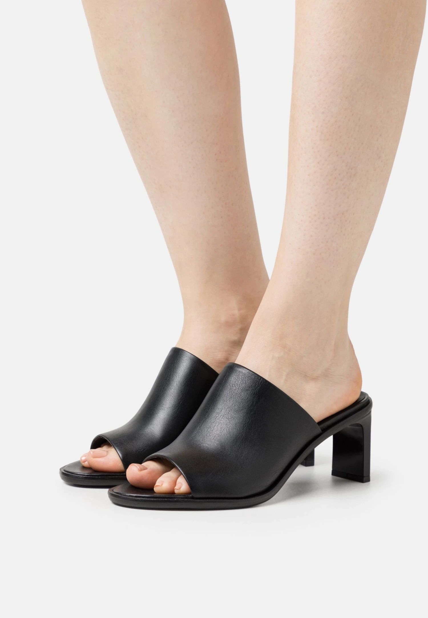 Calvin Klein Curved Stiletto Mule - Mules À Talons - Black 3 Calvin Klein Curved Stiletto Mule - Mules À Talons - Black