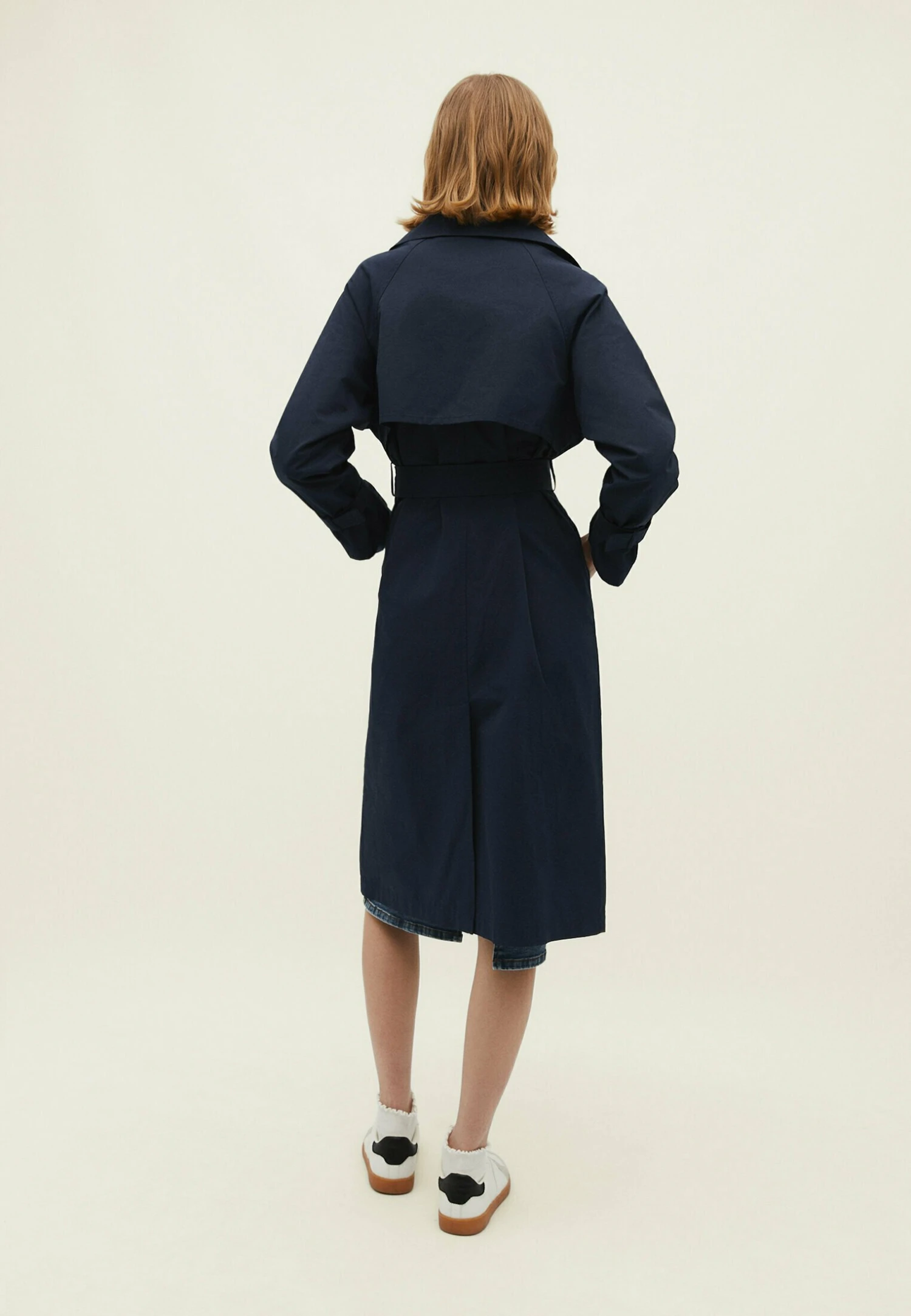 Stradivarius Long Technical - Trench - Dark Blue 5 Stradivarius Long Technical - Trench - Dark Blue – Image 3