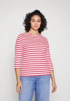 Slim Cody - T-Shirt À Manches Longues - Breton White/Fireworks