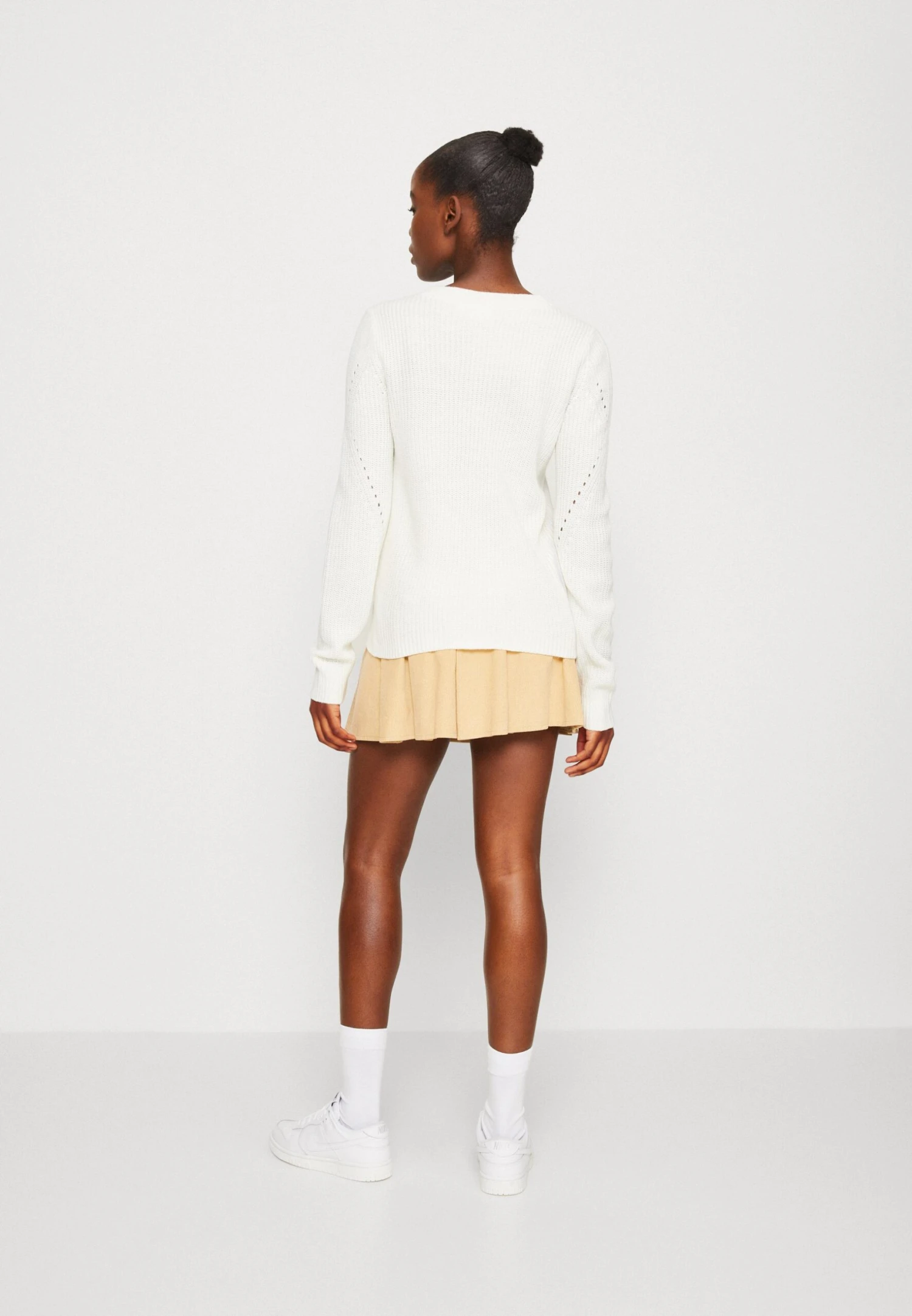 Vila Vioa O Neck - Pullover - White Alyssum 5 Vila Vioa O Neck - Pullover - White Alyssum – Image 3