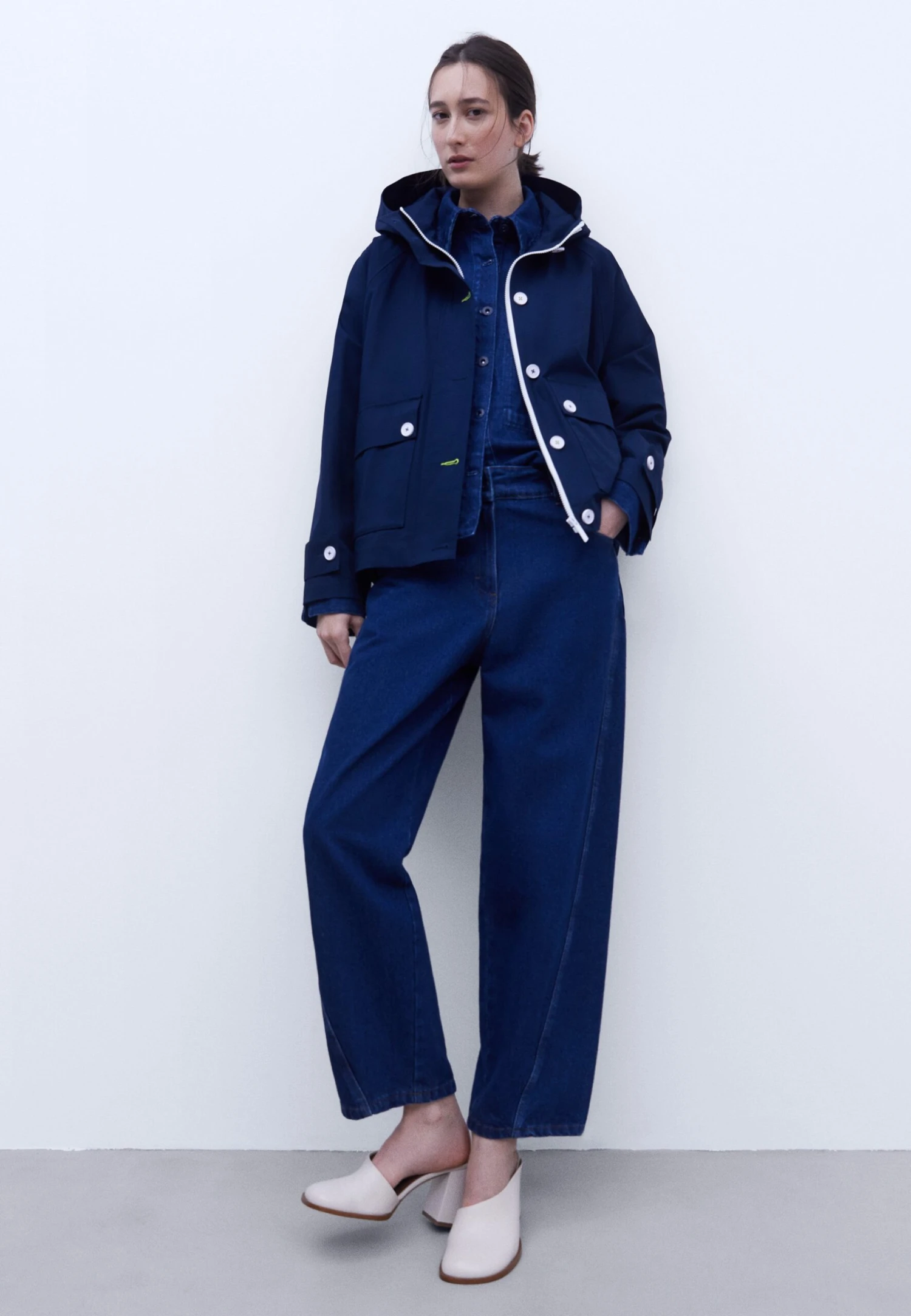 ADOLFO DOMINGUEZ Parka - Navy Blue 4 ADOLFO DOMINGUEZ Parka - Navy Blue – Image 2