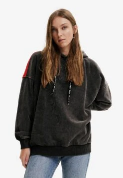 Desigual Oversize Bugs Bunny - Sweat À Capuche - Black -Next Soldes f7fb9b5540154264ac2afdc715673a5a