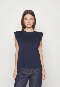 Vero Moda Petite Vmhollyn - T-Shirt Imprimé - Navy Blazer