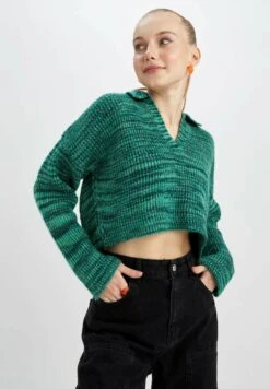 DeFacto Relax Fit - Pullover - Green