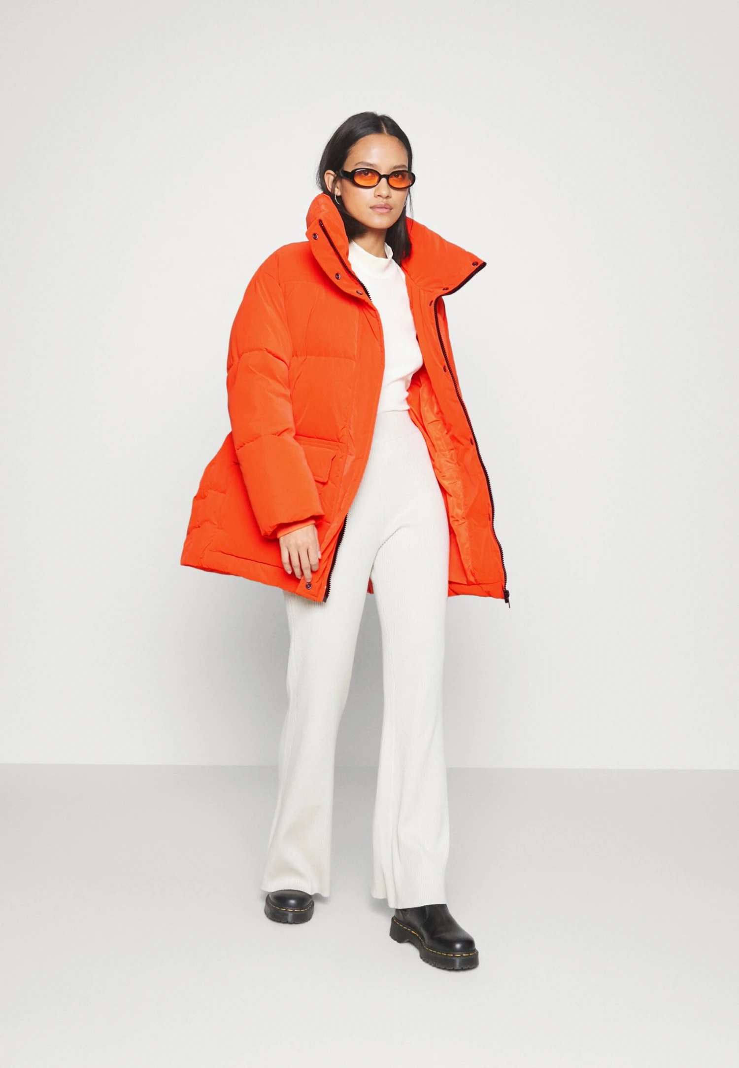 Calvin Klein Jeans Soft Touch - Veste D'Hiver - Coral Orange 4 Calvin Klein Jeans Soft Touch - Veste D'Hiver - Coral Orange – Image 2