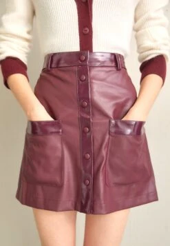 Meilleures ventes 23 Staud Paper Skirt - Minijupe - Plum