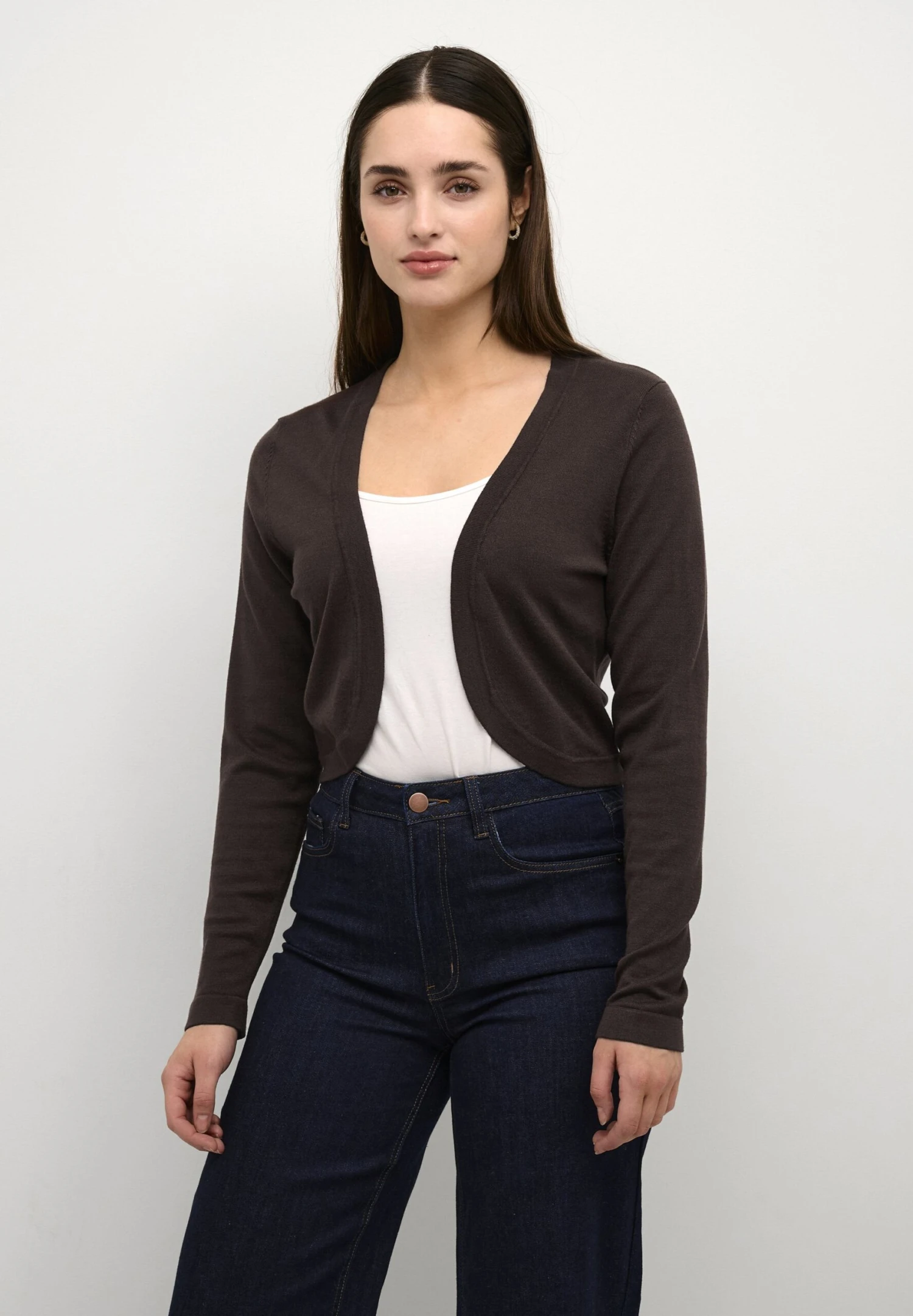 Kaffe Astrid Bolero - Gilet - Java 3 Kaffe Astrid Bolero - Gilet - Java