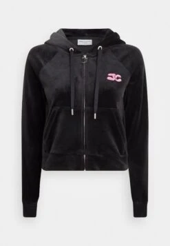 Juicy Couture Track Jacket With Bubble Graphic - Sweat Zippé - Black -Next Soldes fabcc483ec8048f6a6e729c549ba4ac5
