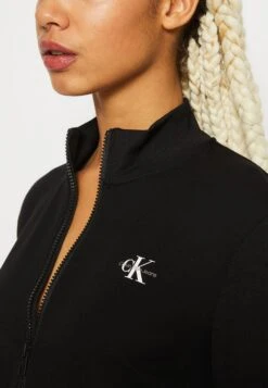 Calvin Klein Jeans Short Milano Zip-Through - T-Shirt À Manches Longues - Black -Next Soldes fb51d9b2e10849c99456ee79329b9037