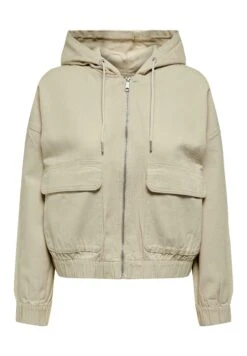 ONLY Lake L/S Hoodie Pnt - Veste Légère - Silver Lining