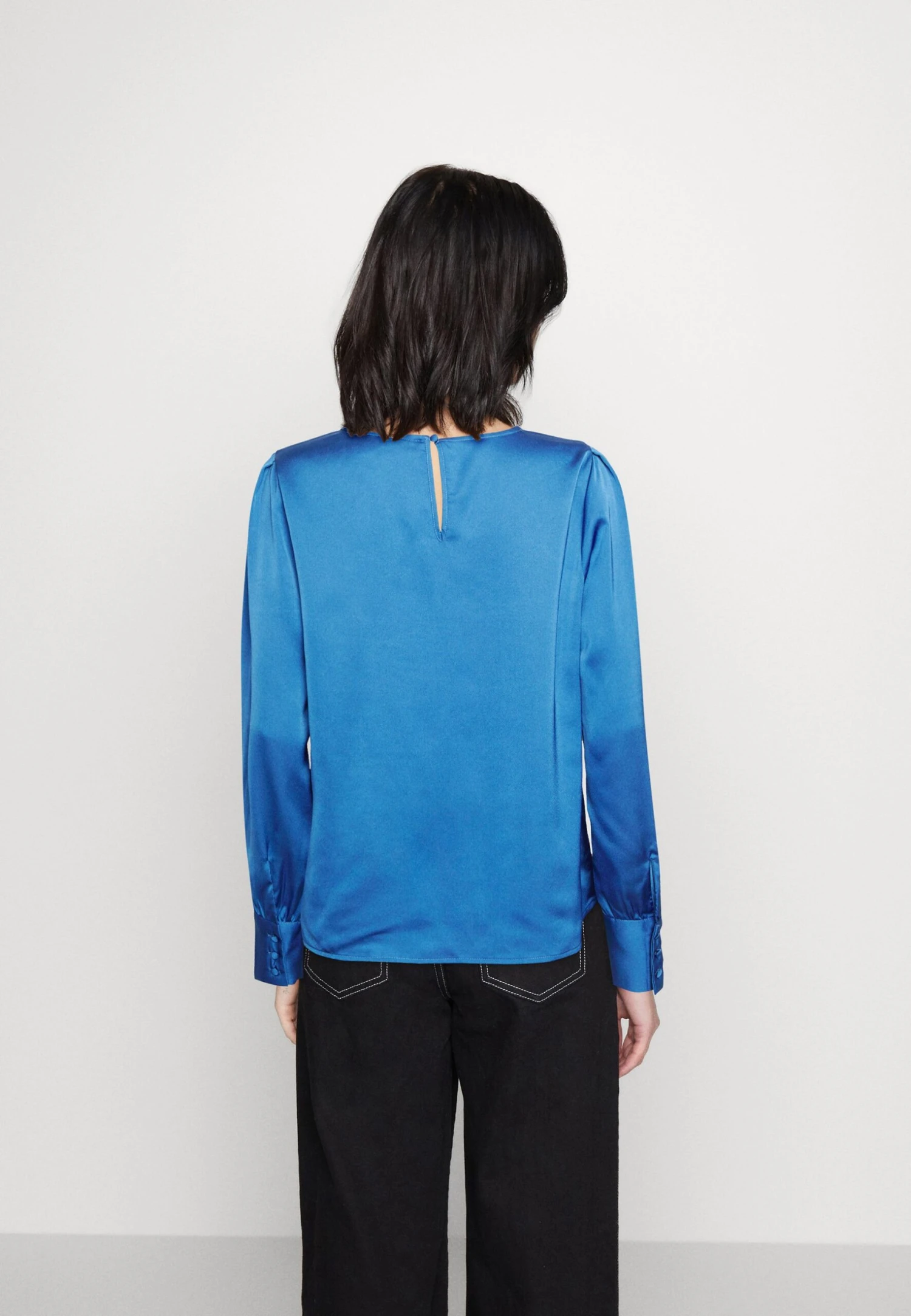 Vila Viellette O Neck - T-Shirt À Manches Longues - Federal Blue 5 Vila Viellette O Neck - T-Shirt À Manches Longues - Federal Blue – Image 3