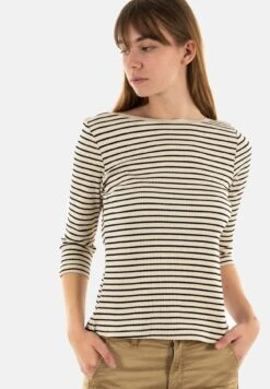 Meilleures ventes 11 GRACE & MILA Inaki_12010 - T-Shirt Ă Manches Longues - Beige