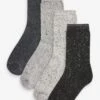 Next 4 Pack - Chaussettes - Black/Light Grey -Next Soldes fd76d7ec642b4308b89829dda054262c