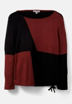 Tom Tailor Colour-Blocking - T-Shirt À Manches Longues - Maroon Black Color Block -Next Soldes fde9e3b23e554ee4aa16e9bc6f1f95f2