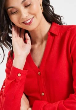 Manches Longues - Chemisier - Rouge -Next Soldes fe7d09511ac54e2f962bf090785a8da4