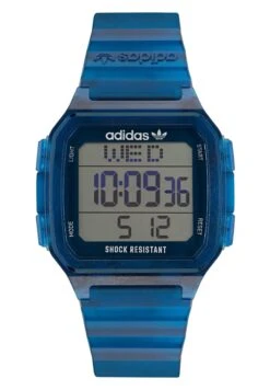 Adidas Originals Digital One Gmt - Montre À Affichage Digital - Blue